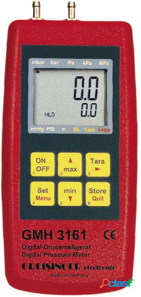 Greisinger GMH 3161-07 Manometro Pressione dellaria, Gas non