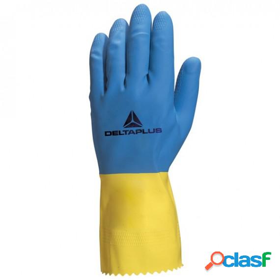 Guanti da lavoro industriale Duocolor 330 - lattice floccato
