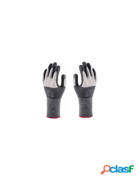 Guanti lavoro issaline 381 showa gloves bianco e grigio