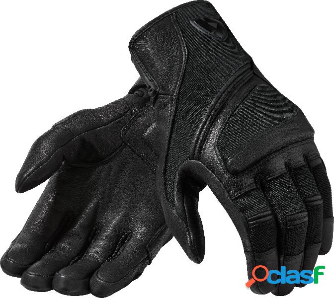 Guanti moto pelle e tessuto estivi Revit Pandora Nero