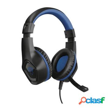 Gxt 404b rana cuffia cavo con microfono nero, blu