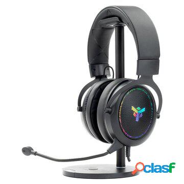 H500 cuffie cablate con microfono gaming nero