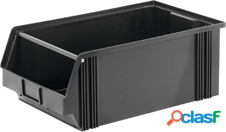 HOFFMANN - Vaschette a bocca di lupo ESD in PP singole nero