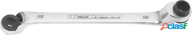 HOLEX - Chiave poligonale doppia, tipo a cricchetto,