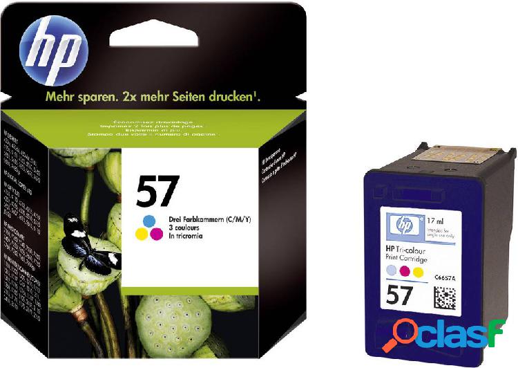 HP Cartuccia dinchiostro 57 Originale Ciano, Magenta, Giallo