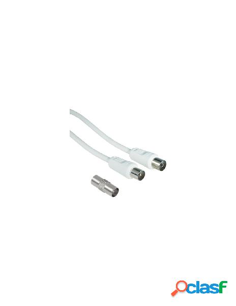 Hama - cavo antenna hama 00205297 cable with adapter 75 db