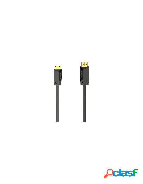 Hama - cavo hdmi hama 00205015 plug to mini plug nero