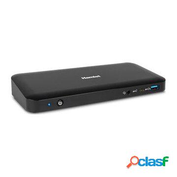Hdocks600c cablato usb 3.2 gen 2 (3.1 gen 2) type-c nero