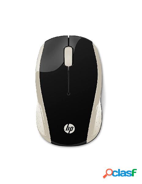 Hp - hp mouse business 200 wireless silk gold