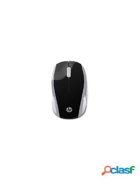 Hp - mouse hp 2hu84aa abb 200 wireless pike silver