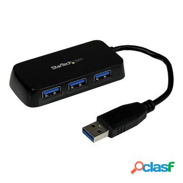 Hub Portatile SuperSpeed Mini USB 3.0 a 4 Porte StarTech.com