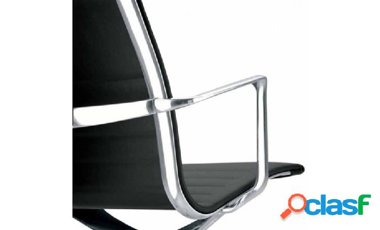 ICF Office Chair Management Pelle Bianca