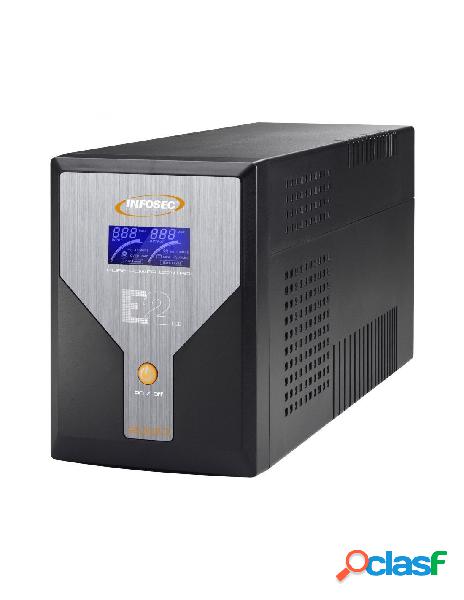 Infosec - gruppo di continuit&agrave ups e2 2000va lcd line