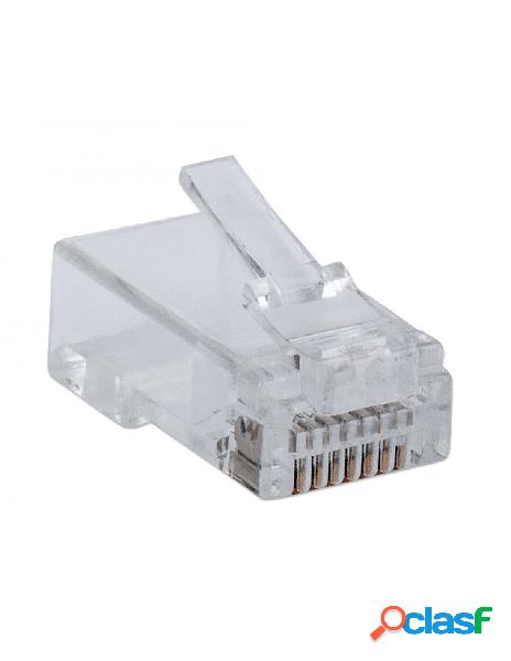 Intellinet - confezione 100 plug modulari rj45 cat6