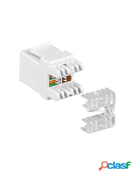 Intellinet - frutto keystone rj45 c5e lsa utp bianco