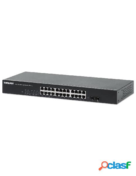 Intellinet - gigabit ethernet switch 24 porte con 2 porte