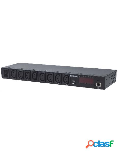 Intellinet - multipresa intelligente per rack 19 8 porte
