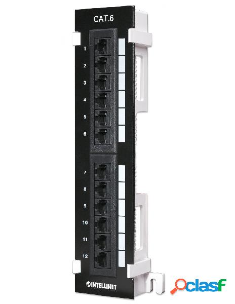 Intellinet - pannello patch 12 porte utp cat6 installazione