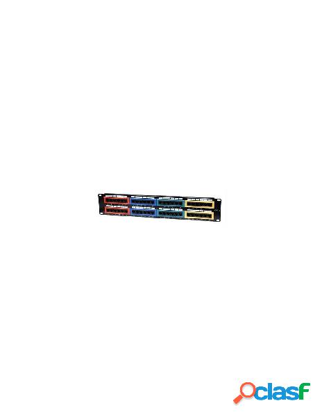 Intellinet - pannello patch utp 48 porte cat.6 codifica