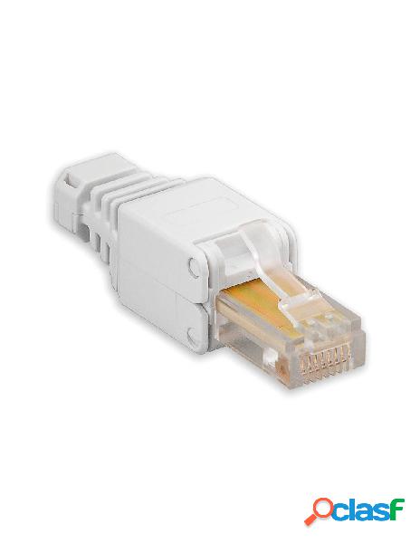 Intellinet - plug cat. 5/6 rj45 toolless con copriconnettore