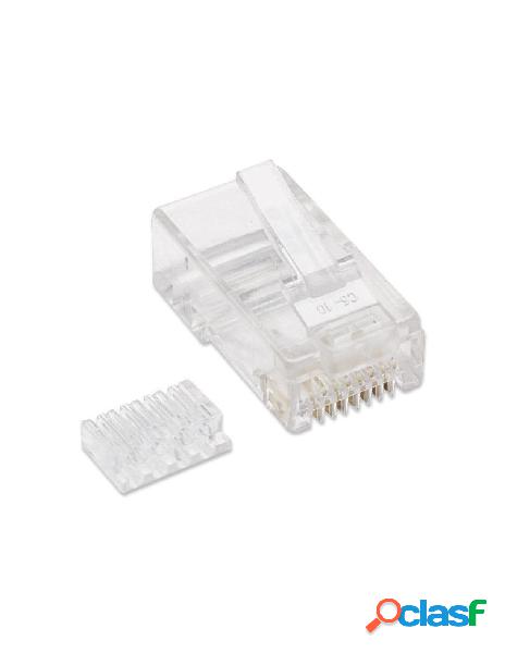 Intellinet - plug modulari rj45 cat6 con slitta per cavo