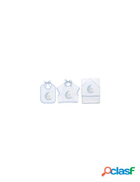 Italbaby - set bavaglini italbaby 15 5020 402 moon azzurro