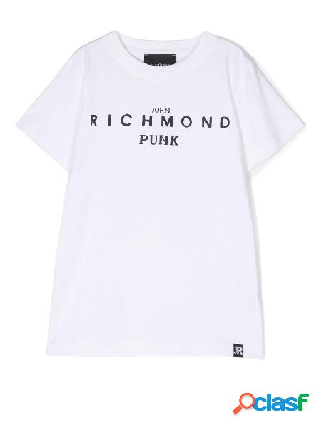 JOHN RICHMOND T-shirt Apar a manica corta con logo Bianco
