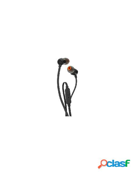 Jbl - auricolari microfono filo jbl jblt110blk tune 110