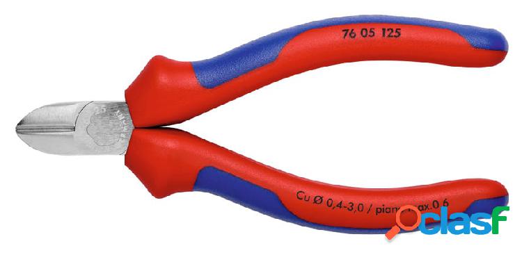 KNIPEX - Tronchese a tagliente laterale, cromato con manici