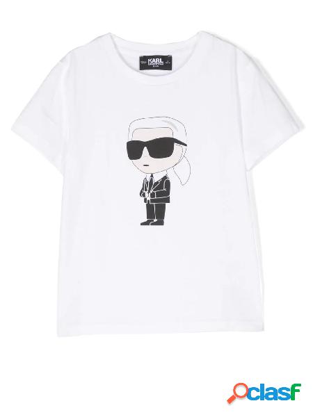 Karl Lagerfeld Tshirt a maniche corte con stampa iconica