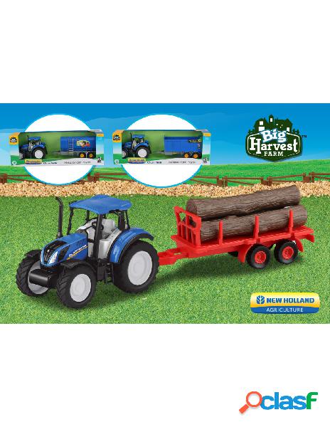 Kidz corner - new holland trattore con rimorchio 3 ass