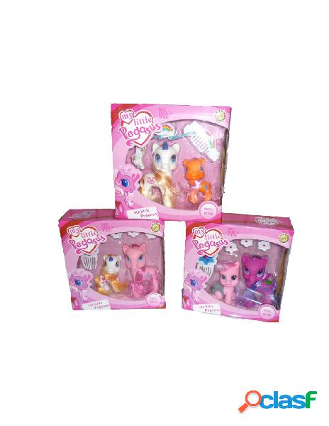 Kidz corner - pony pegasus 2 personaggi con accessori beauty