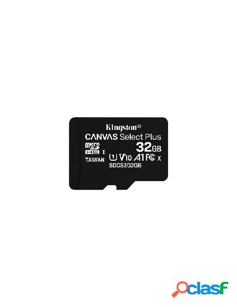 Kingston - scheda di memoria kingston sdcs2 32gb canvas