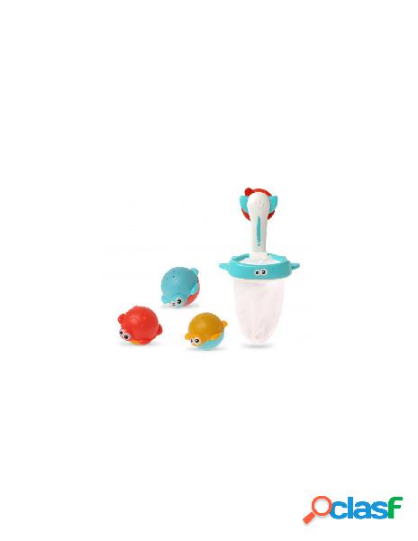 Kiokids cestino da bagno e rete da pesca 4pz