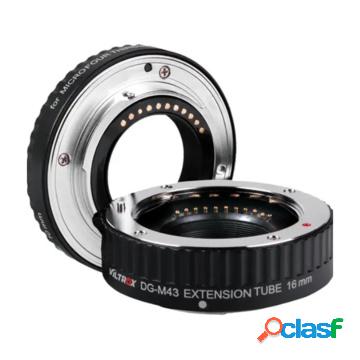 Kit tubi af macro per micro 4/3 dg-m43 10 mm + 16 mm