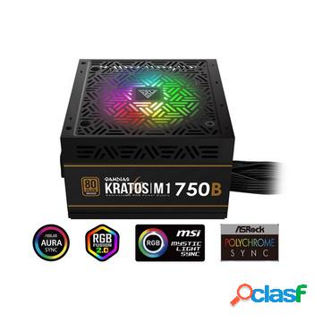 Kratos m1-750b 750w neon-flex rgb 80 plus bronze