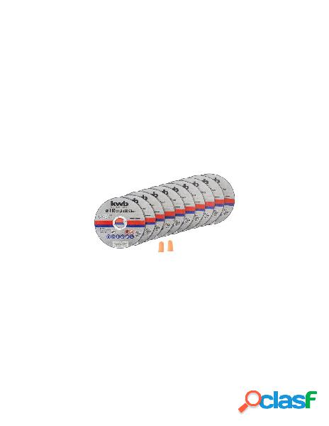 Kwb - disco taglio smerigliatrice kwb 49712021 set 10 pz per
