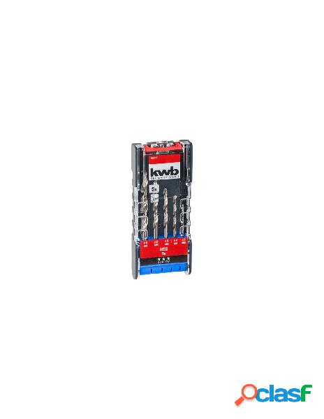 Kwb - set punte trapano kwb 109115 astuccio 5 pz
