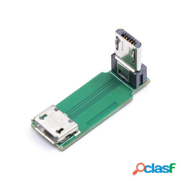 L Type Micro USB Transfer Extension Module Cable Female to