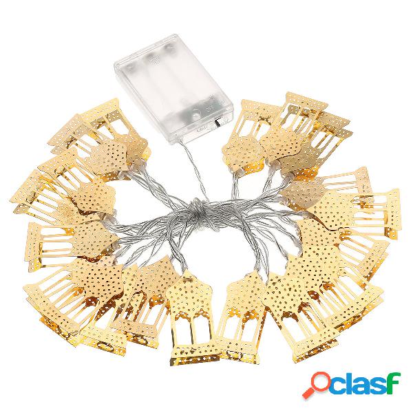 LED lampada String Golden Castle Moon Light Eid Mubarak