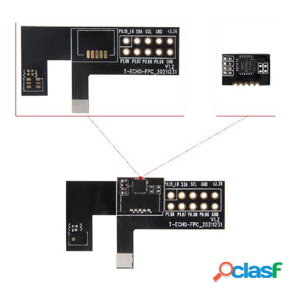 LILYGO® T-Echo GPIO MPU9250 Microfono Scheda di sviluppo
