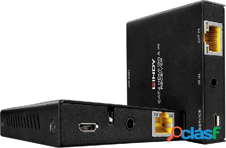 LINDY HDMI 18G & IR Extender HDMI ™ HDMI Extender su cavo