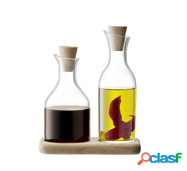 LSA Serve Set Olio & Aceto e Base Quercia