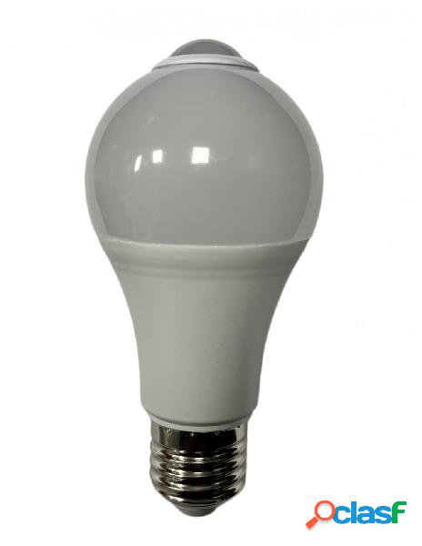 Lampada a led e27 con sensore movimento infrarossi 12w 1050