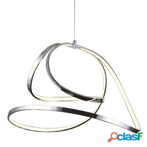 Lampada a sospensione a LED SHINE 5 in acciaio e