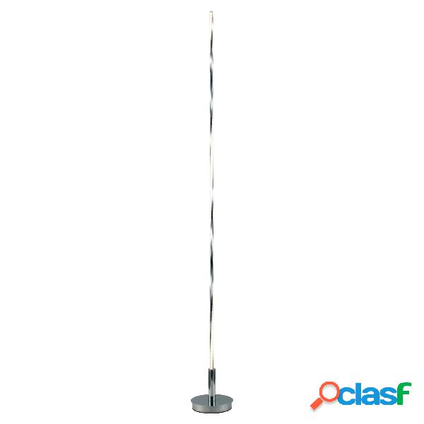 Lampada da Terra a LED SHINE F h140 cm in alluminio e