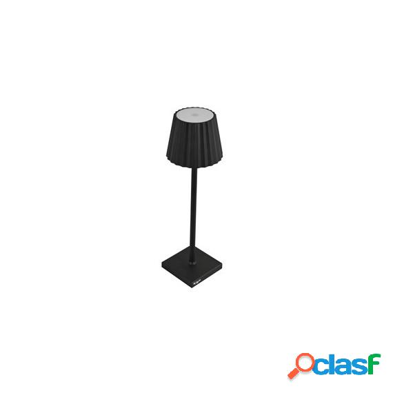 Lampada da tavolo a led - 10 x 10 x 38 cm - alluminio/pmma -