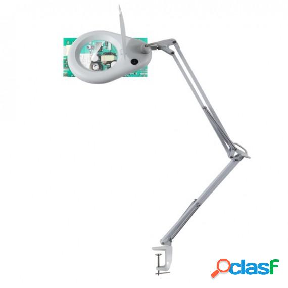 Lampada zoom - Led 6W - lente di ingrandimento - bianco -