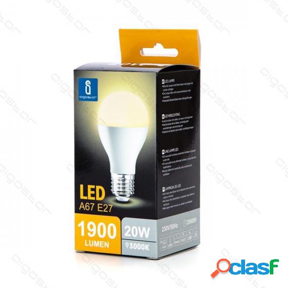 Lampadina Led A5 A67 20W Attacco E27 1900 Lumen A+ Color Box