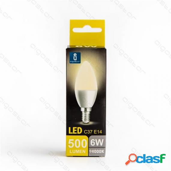 Lampadina Led A5 C37 6W Attacco E14 Color Box 500 Lumen